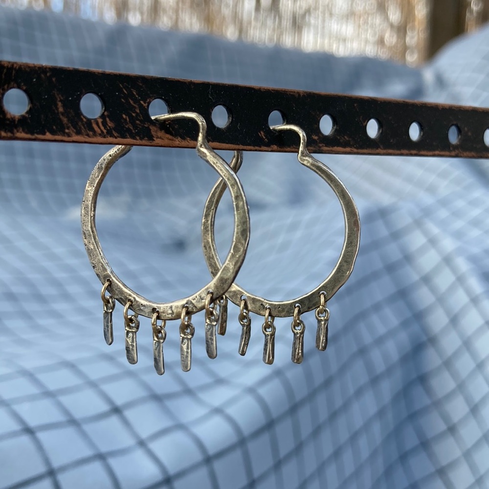 Finer Point Sterling Hoops